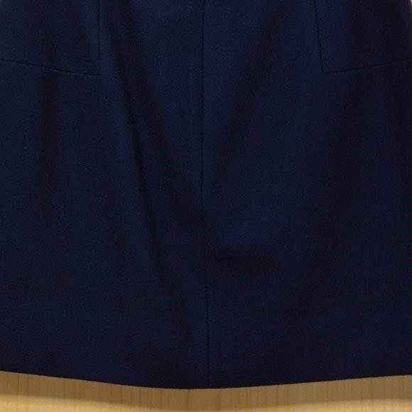 J. Crew NWOT Navy Wool Blend Mini Skirt 4 - Picture 4 of 11